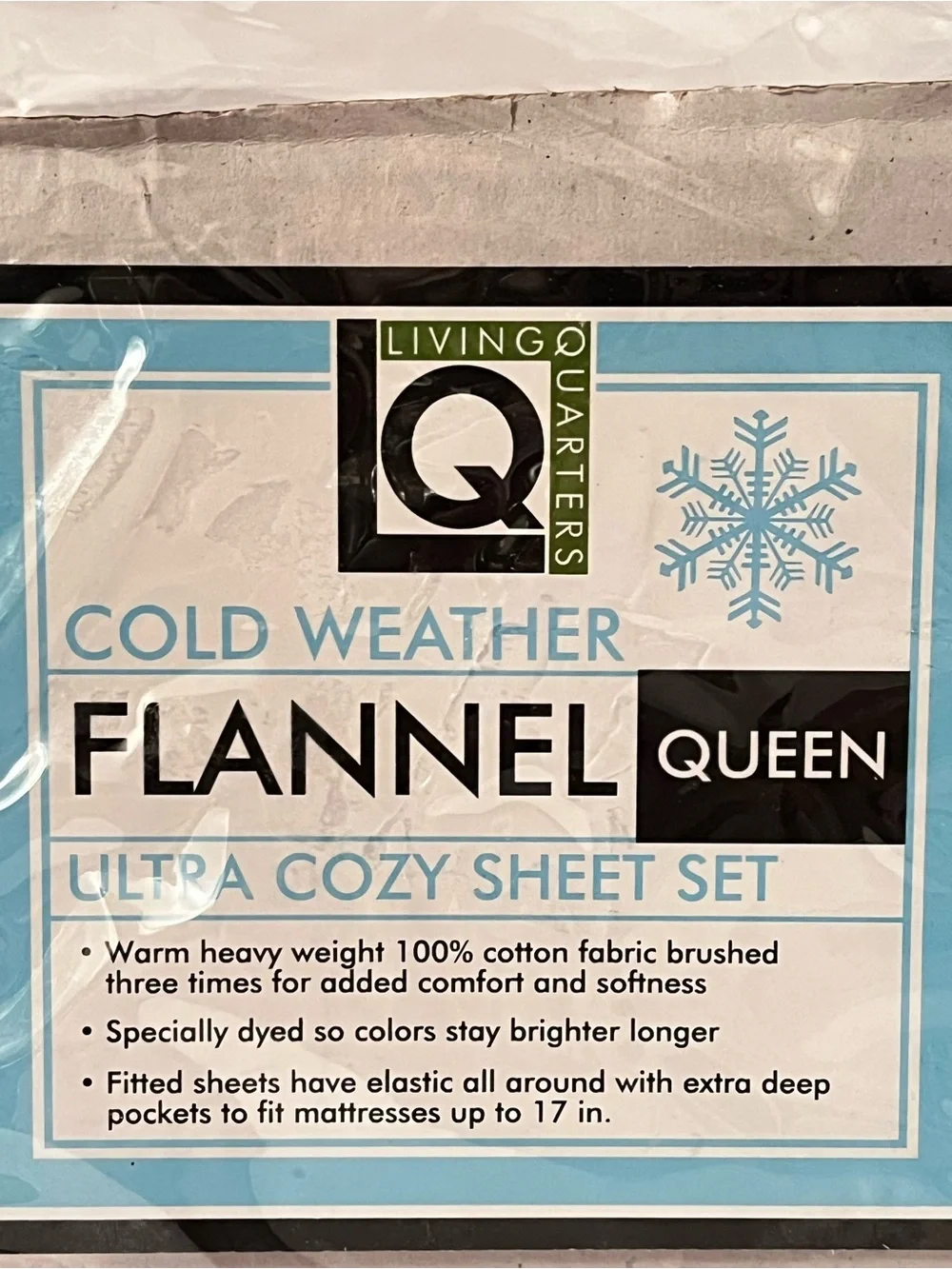 Ultra Cozy Queen Flannel Sheet Set Cold Weather Bedding